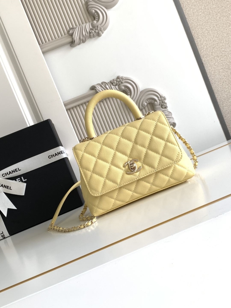 Ch**el top handle bags